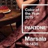 Marsala Pantone kleur van 2015