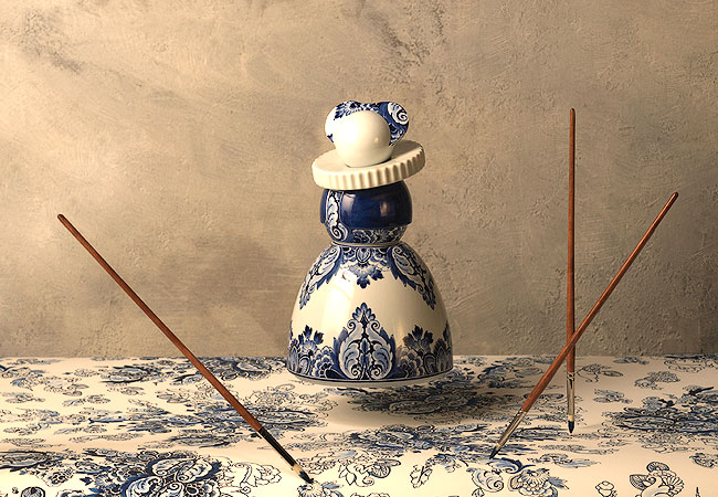 Glorious Delft Blue Verlengd Interieurjournaal Com
