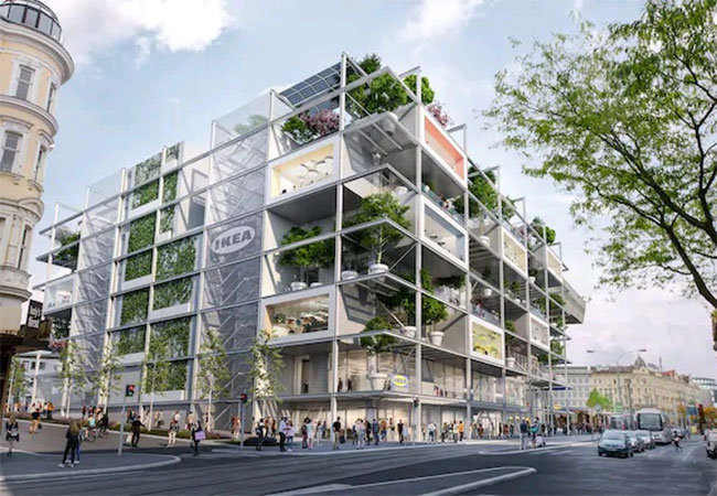 Stadswinkel Ikea in Wenen geopend