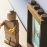 Houten Lego aan de wand