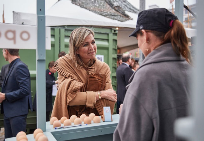 Koningin Maxima bezoekt DDW