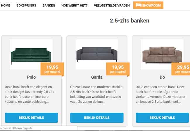 Dekbed-Discounter verhuurt banken