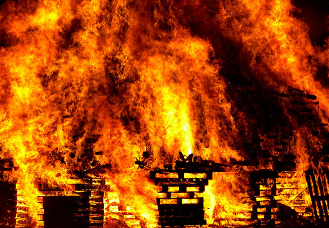 Grote brand bij Slaaperop