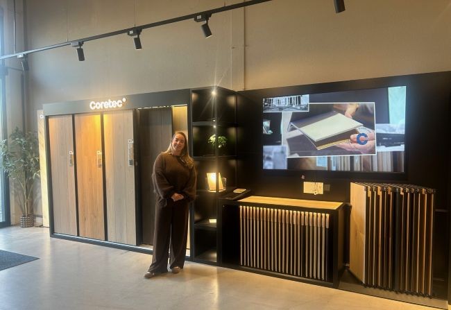 Fraaie vloerenpresentatie