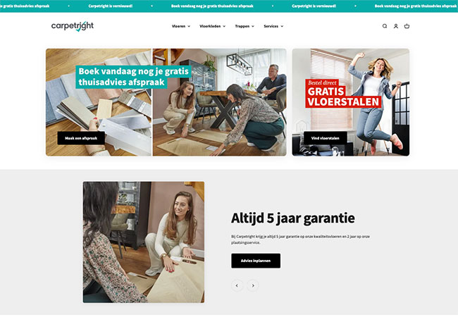 Vernieuwd Carpetright van start