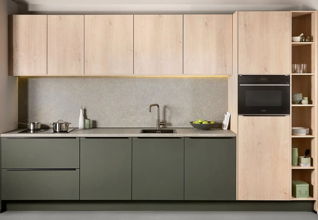 Natuurlijke kleuren in keuken