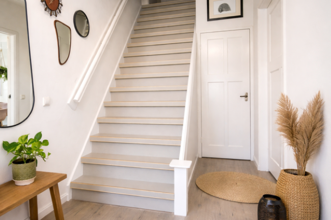 Traprenovatie met Marmoleum