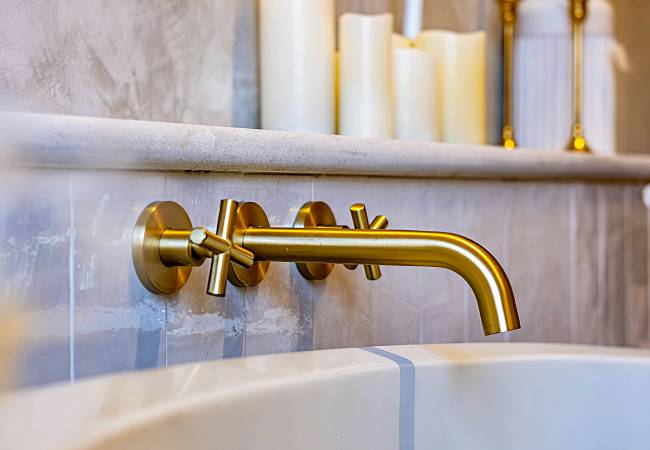 Wastafel blikvanger badkamer