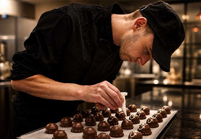 Spiegeltje, spiegeltje.. van chocola