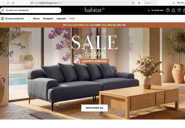 Opening Habitat in Nederlands