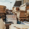 Recycling vezels verwerkt in platen